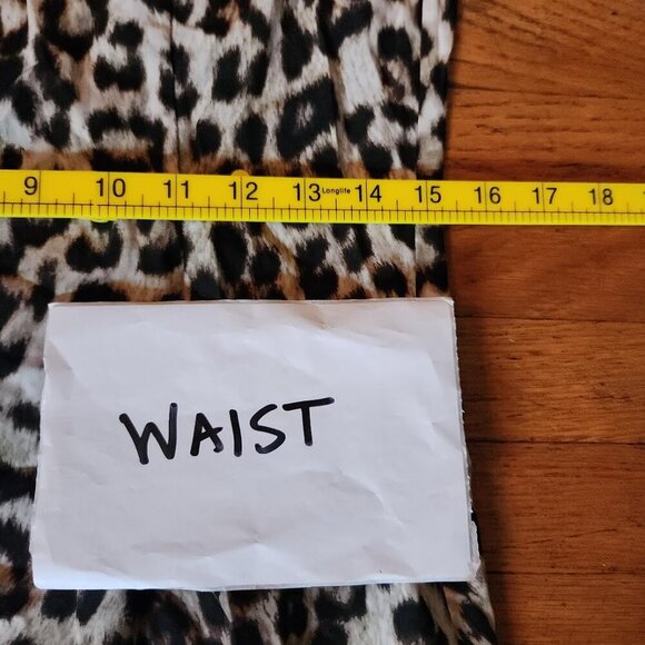 rag & bone Leopard Print 100% Silk Midi Dress - Picture 5 of 11